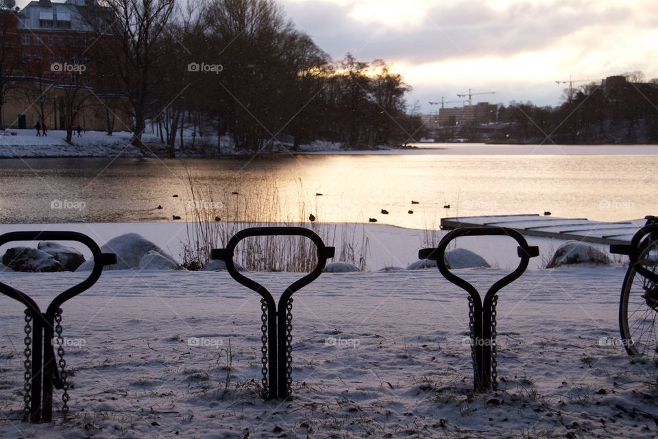 Winter in Stockholm, Sweden 