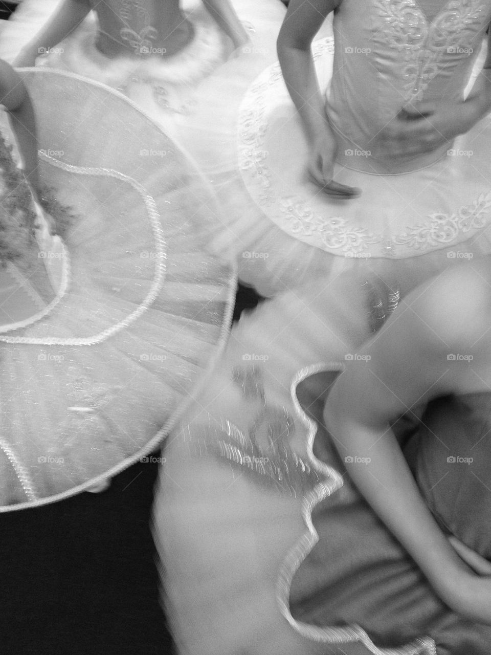 Tutus getting ready to dance