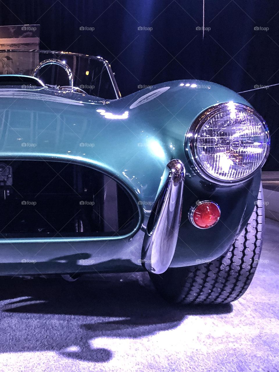 Carol Shelby Cobra on display 