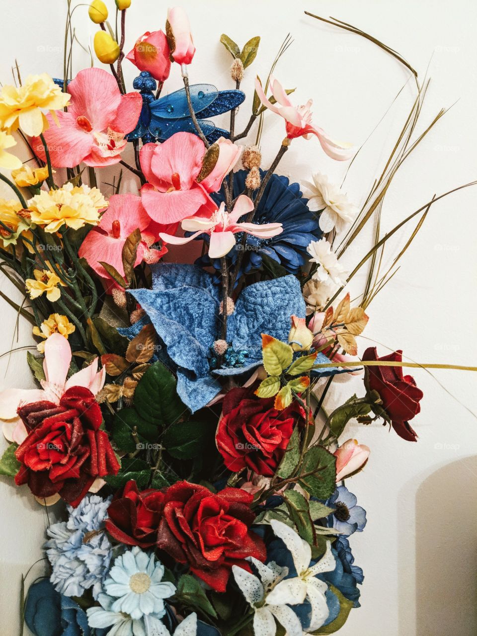 a bouquet of flowers