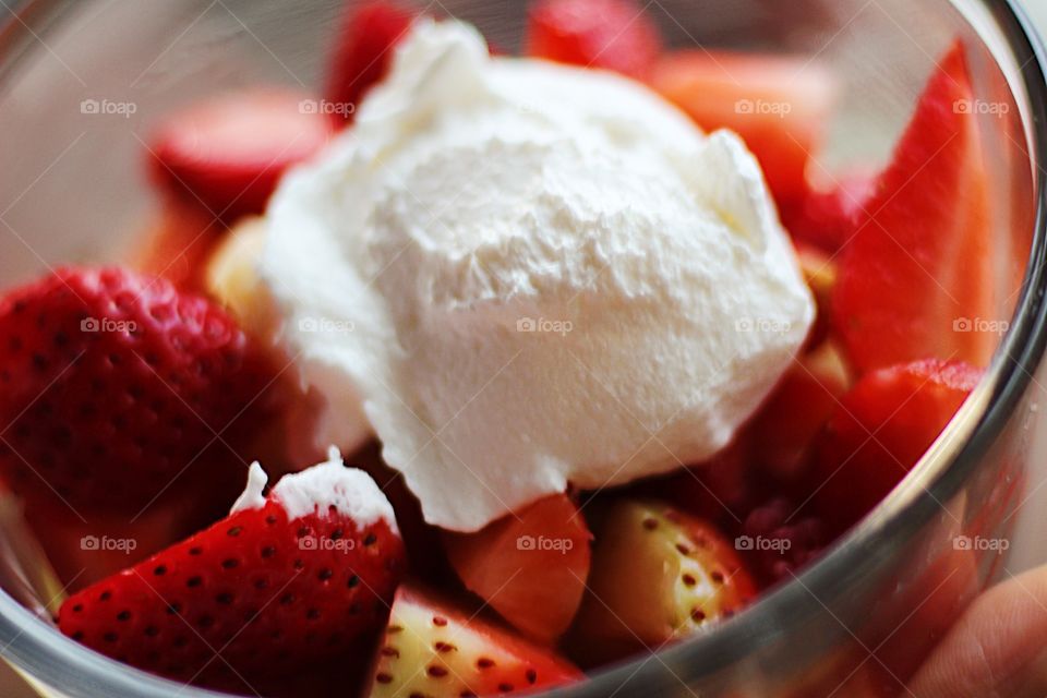 Red strawberry 🍓 love ❤️ 