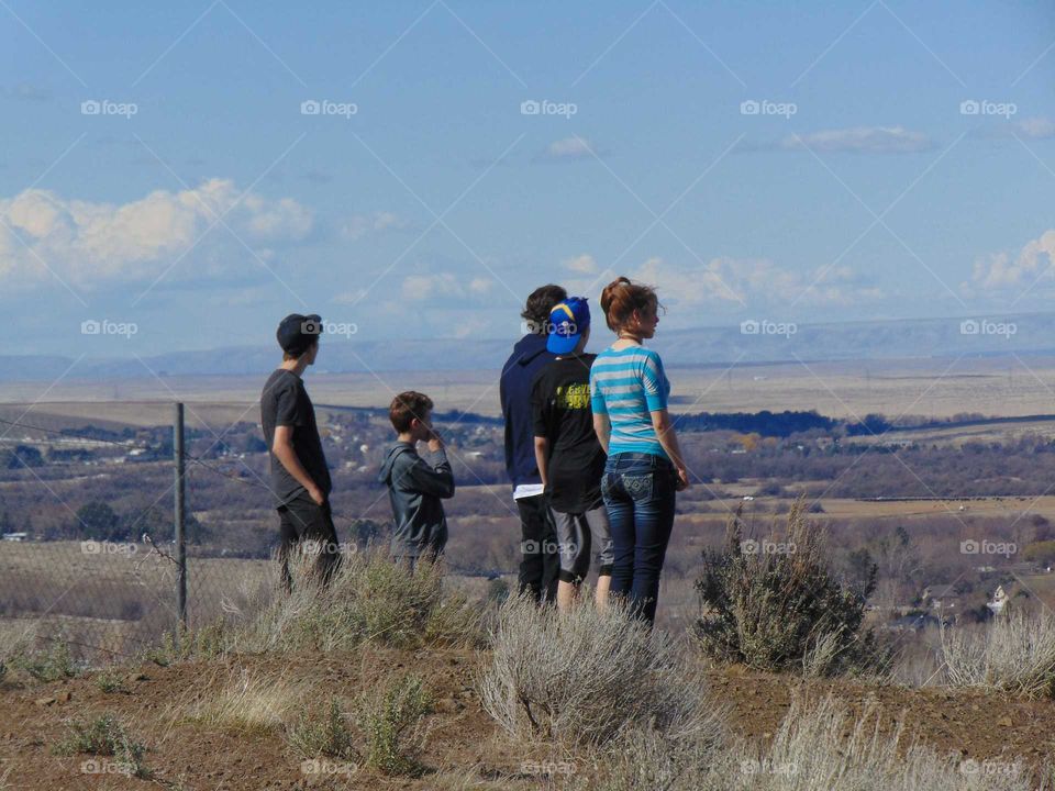 family time on a beautiful day