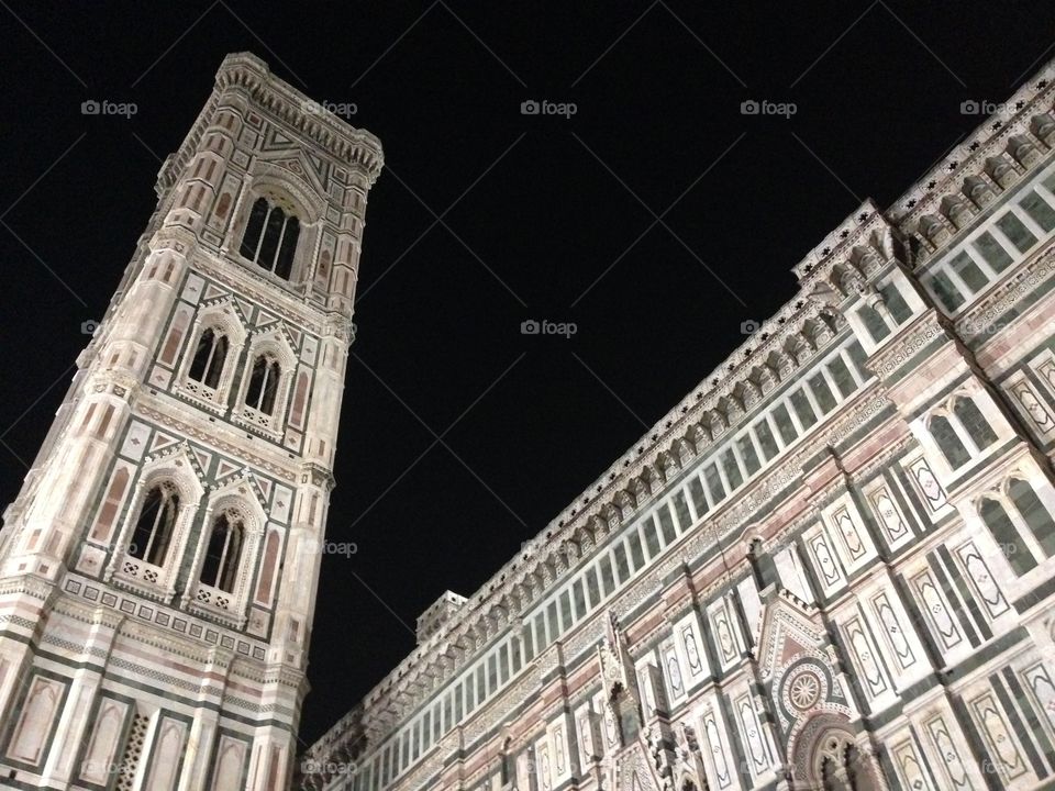 Nighttime, Florence, Italy 