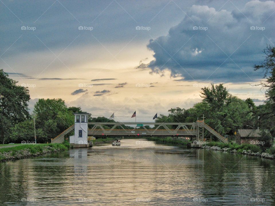 Erie Canal bridge