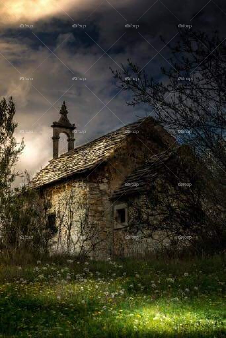 Šibenik city  from Croatia sv.Marija na Biocima