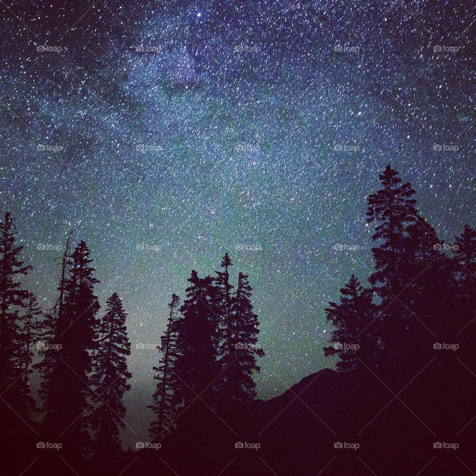 Night Sky in Colorado Milky Way Galaxy