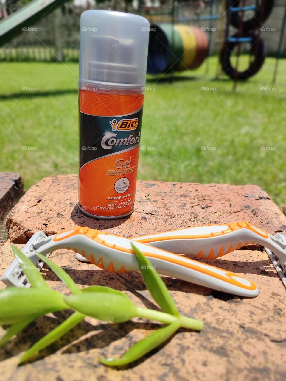 Shaving cream and razors