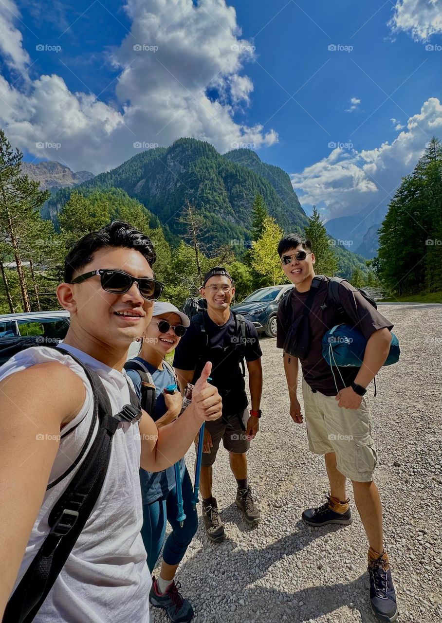 Ready to climb the mountain 