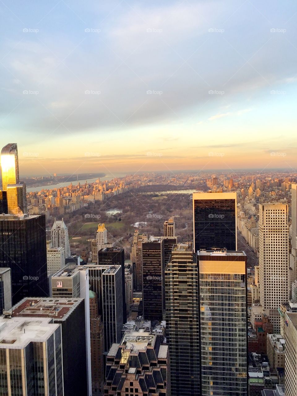 View of buildings and skyscraper