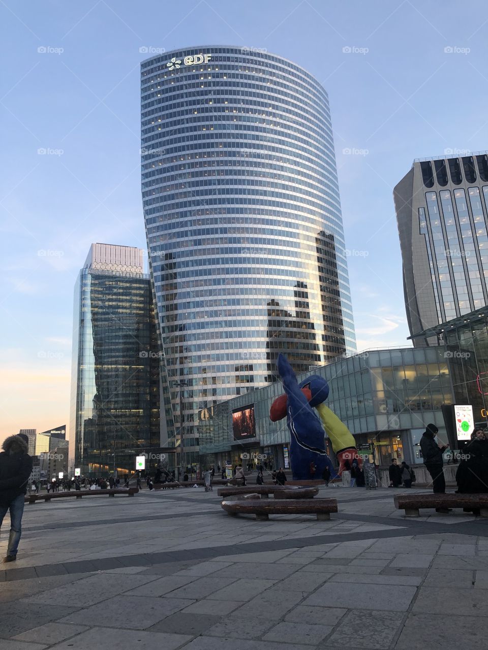 EDF building in France ! EDF Head quater office of France , this building located in La defence ,RER A 