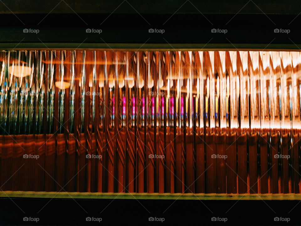 Something a little more abstract. This was actually one of the windows inside a restaurant me and my partner visited tonight.