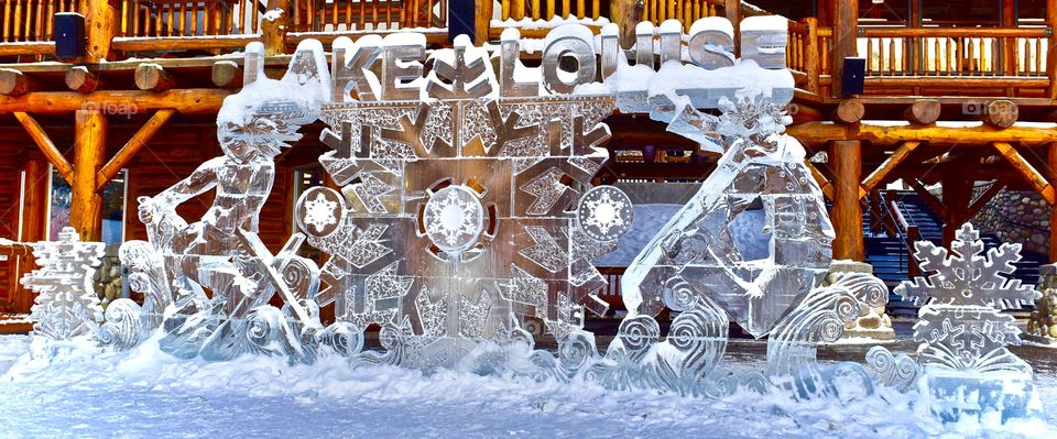 Lake Louise Ice Sculpture 