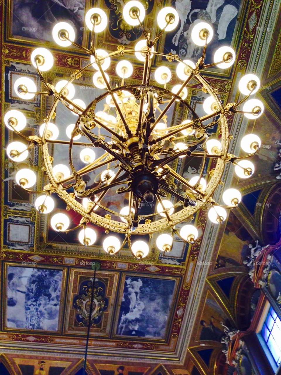 chandelier lighting in ballroom University 