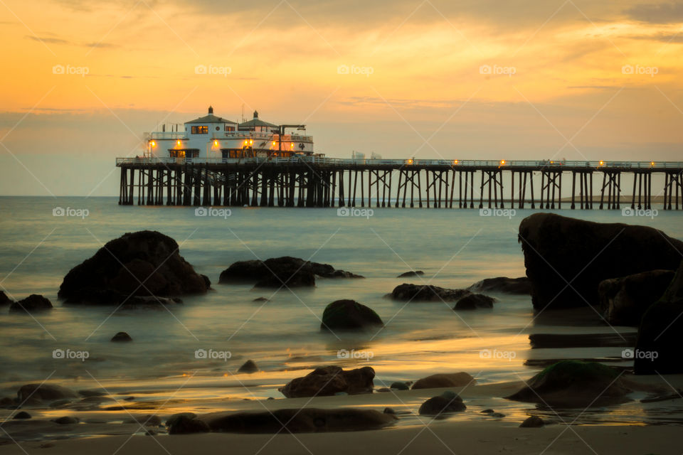 Malibu Pier at Sunset 😌