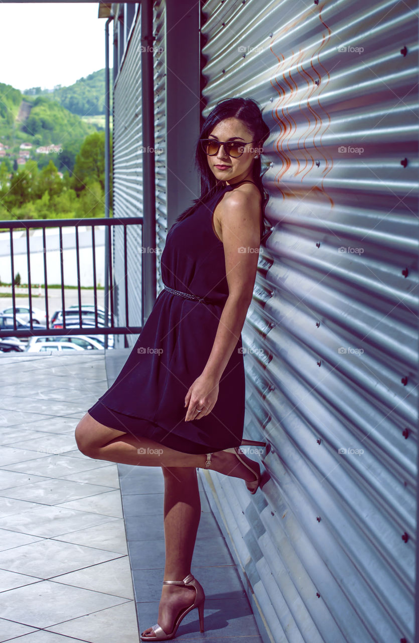 factory fashion portrait