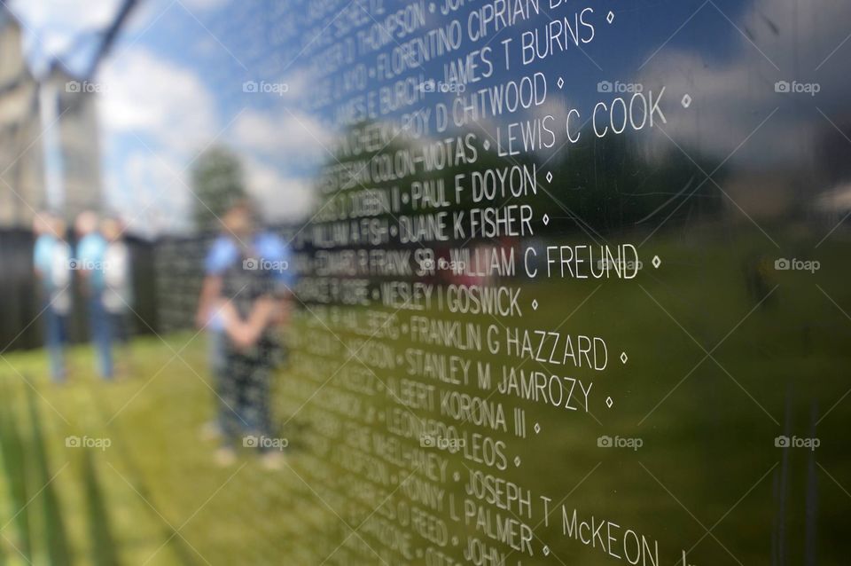 The Wall That Heals is a traveling replica of the The Healing Wall in Washington, D.C.