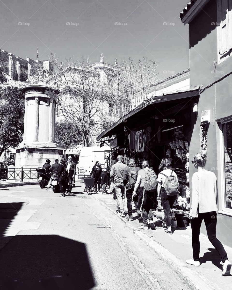 Athens plaka old town