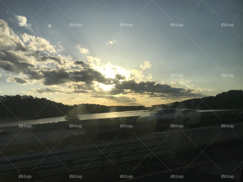 Beautiful lakeside sunrise 🌅