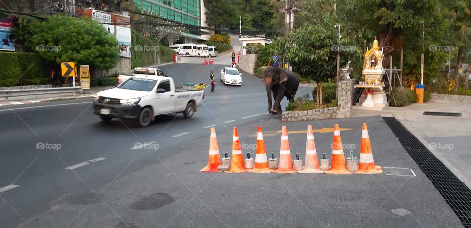 rush hour in Phuket