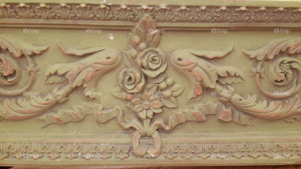 Antique plaque