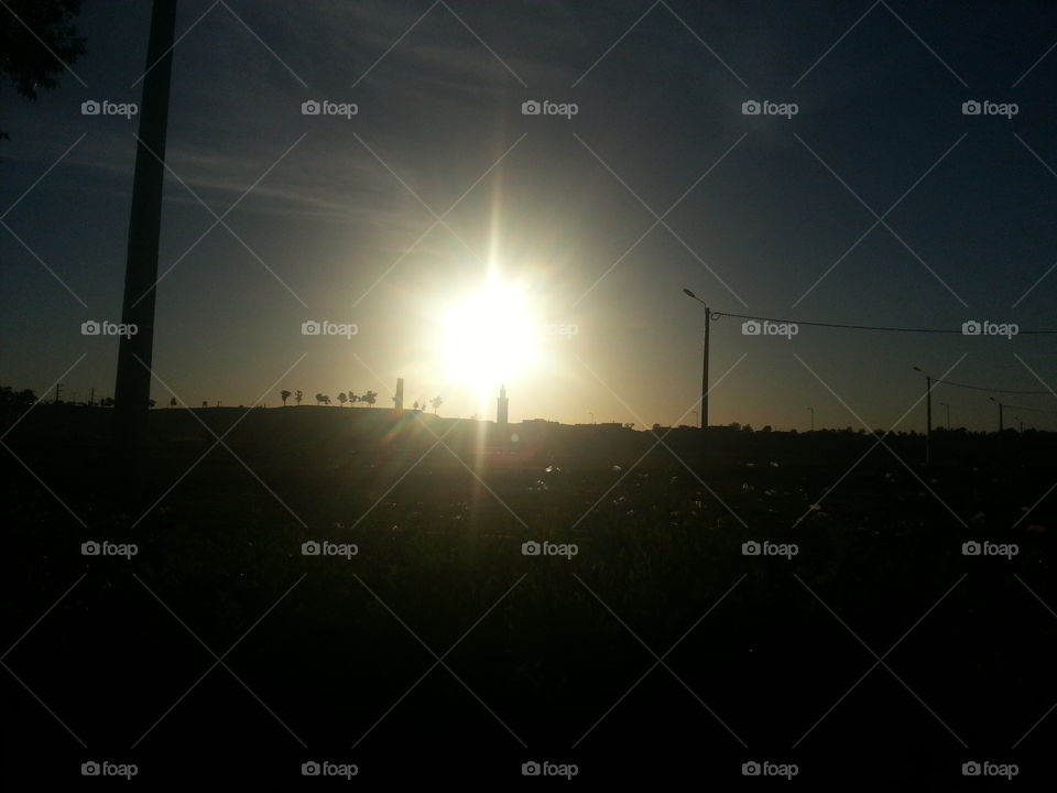 Sunset in Morocco