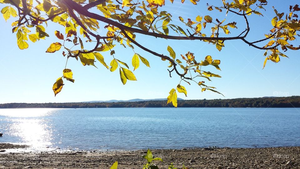 fall at Sacandaga Lake