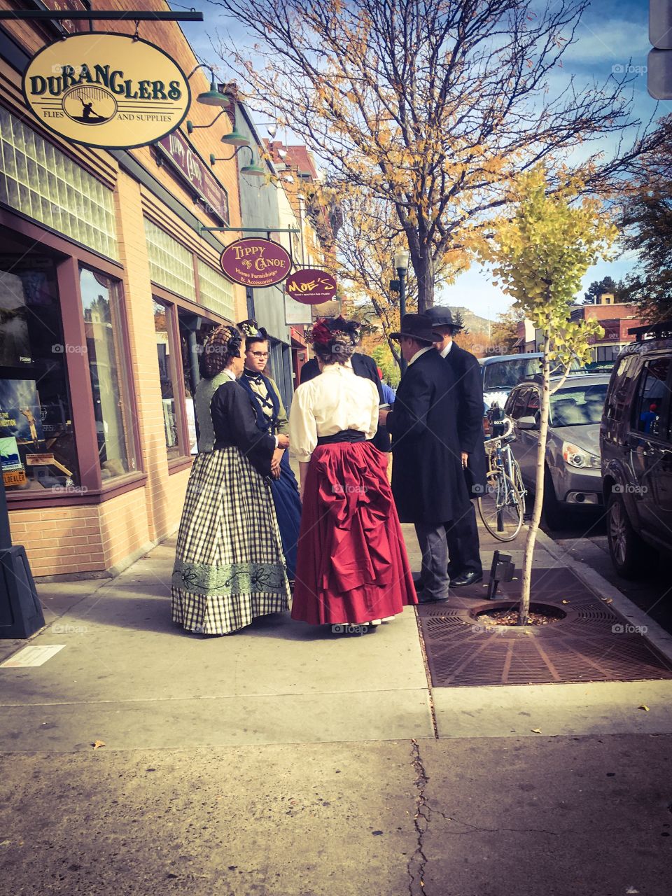 Dressing up, vintage