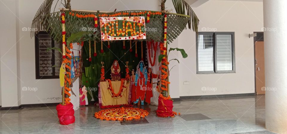 Diwali vibes on ethnic day