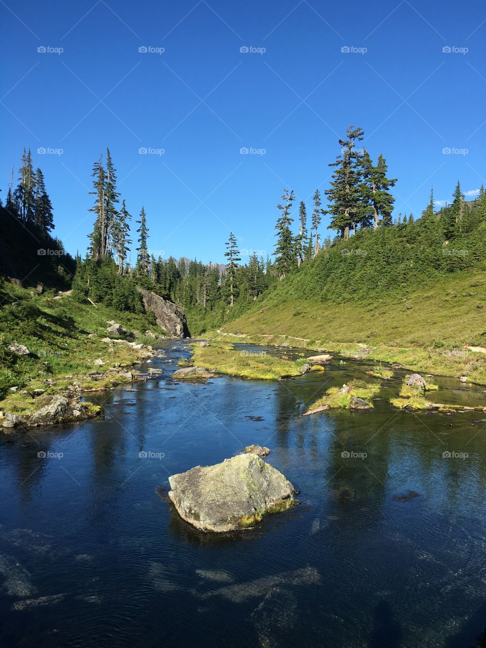 Chain lakes trail 