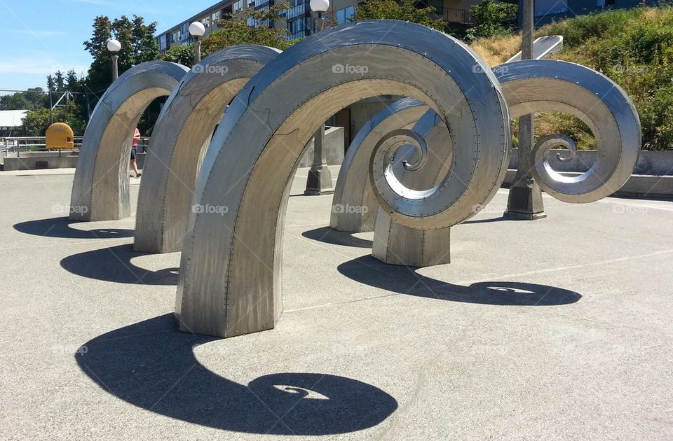 Waves Statue