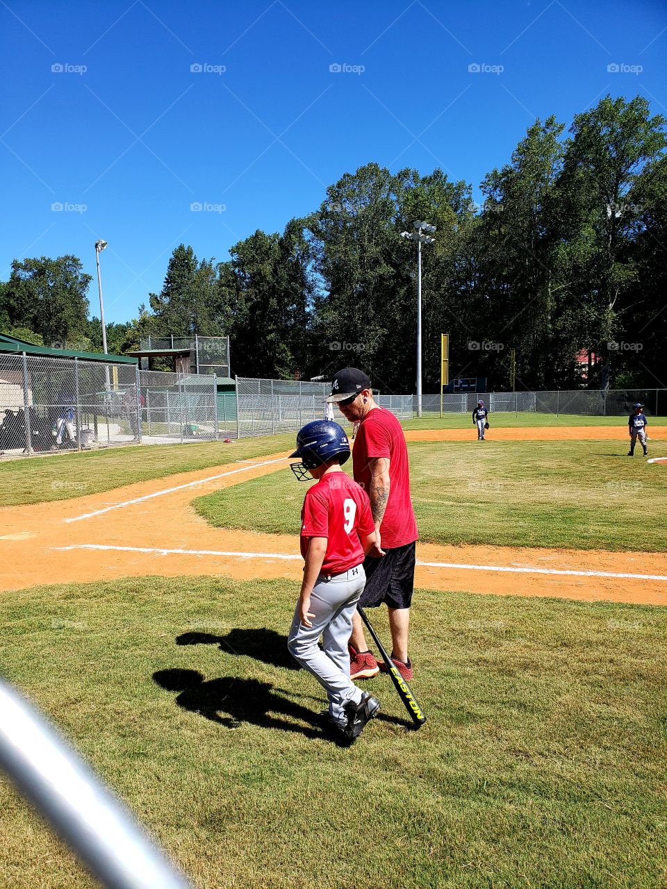 Baseball Practice with Dad