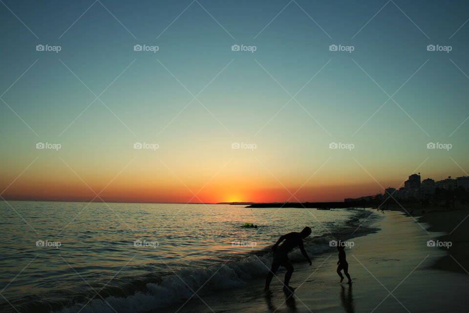 beach ocean sky people by jmiguel