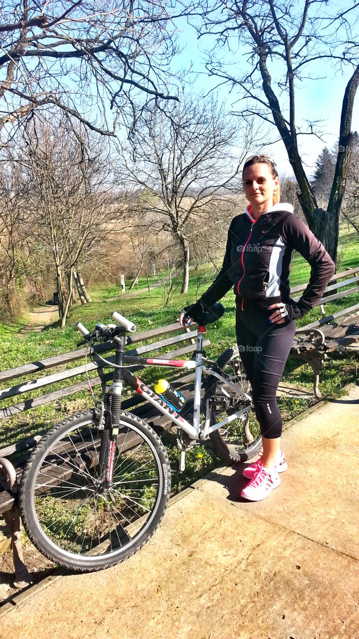 Bicycle ride. love bike