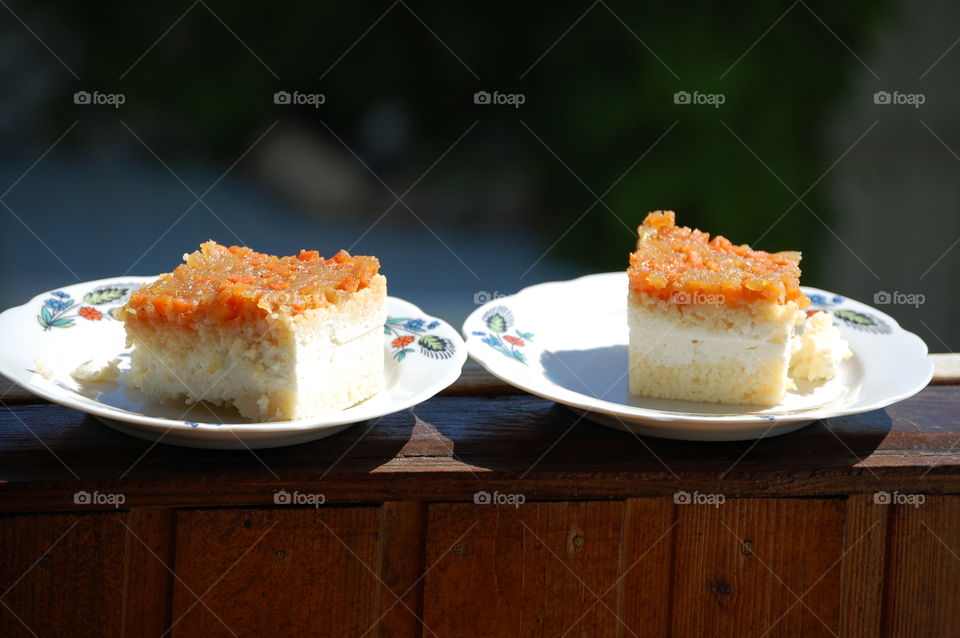 Food, No Person, Plate, Cream, Fish