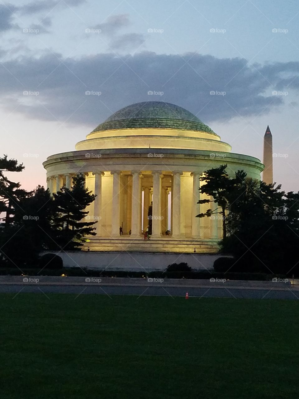Washington DC in the early evening