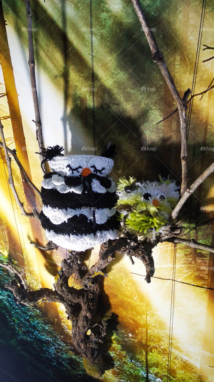 Crochet owls
