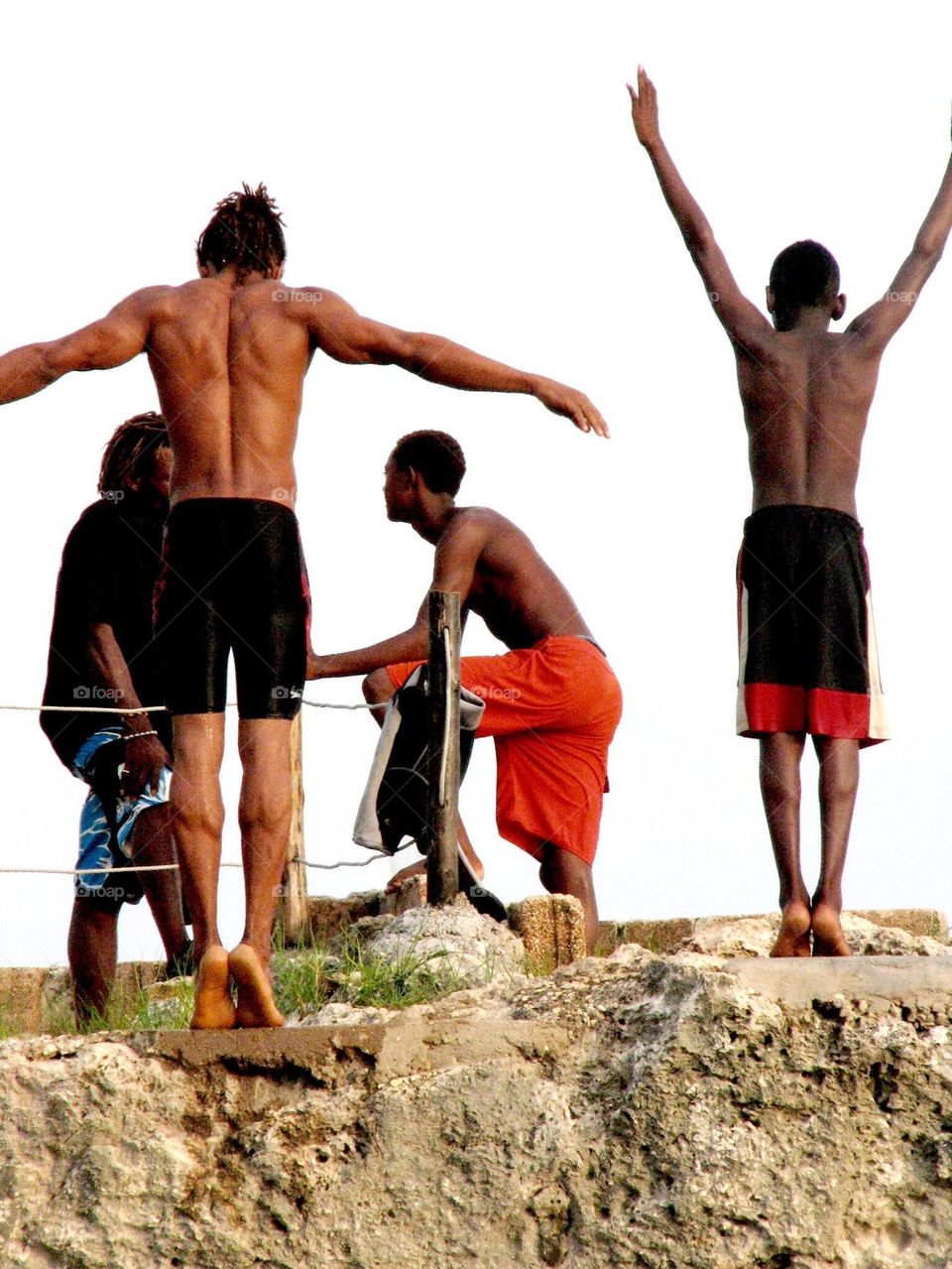 Jamaican Cliff Jumpers