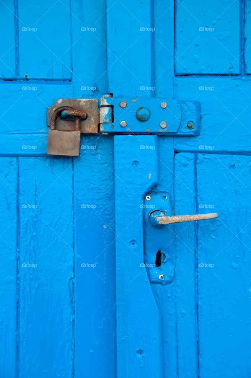 beach blue door locked by mparratt