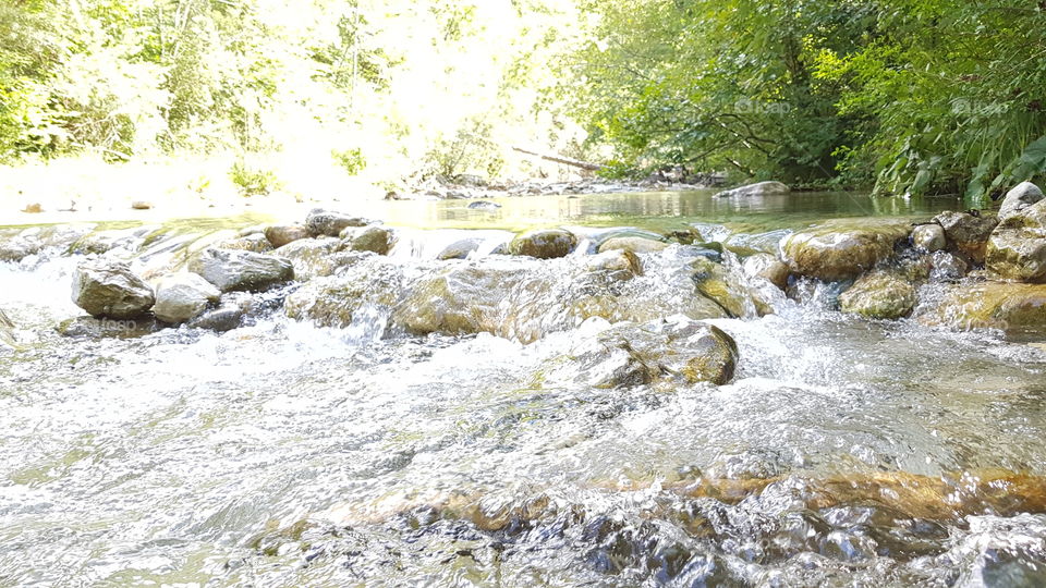 Ischka river cold water