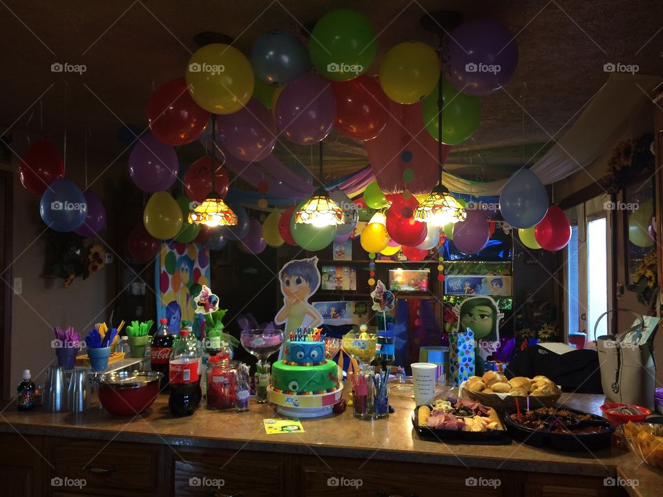 Inside Out Birthday Party 