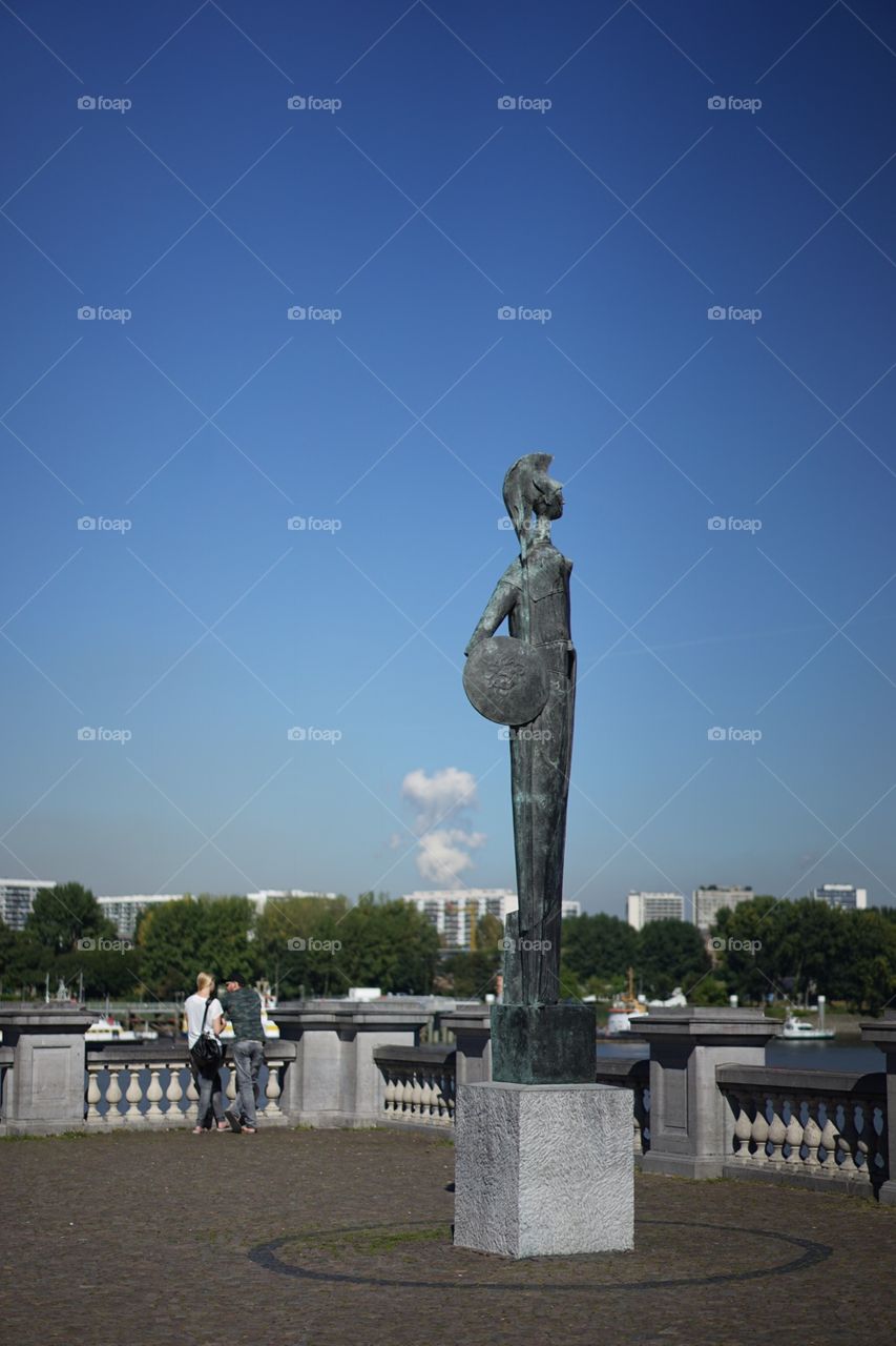 Statue in Antwerp