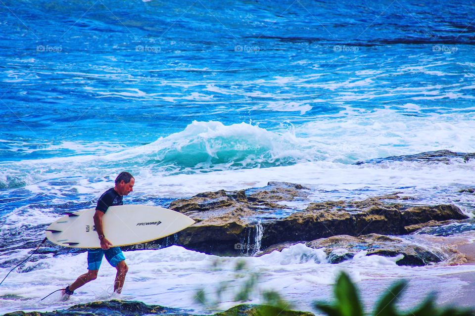 Ocean surfing