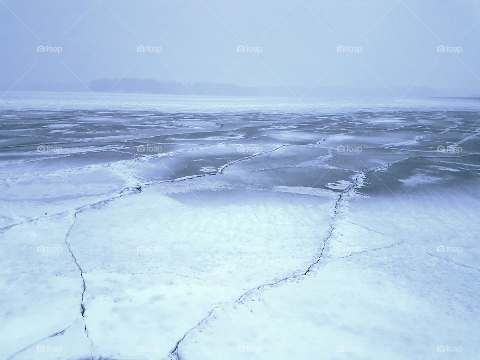 Icy sea