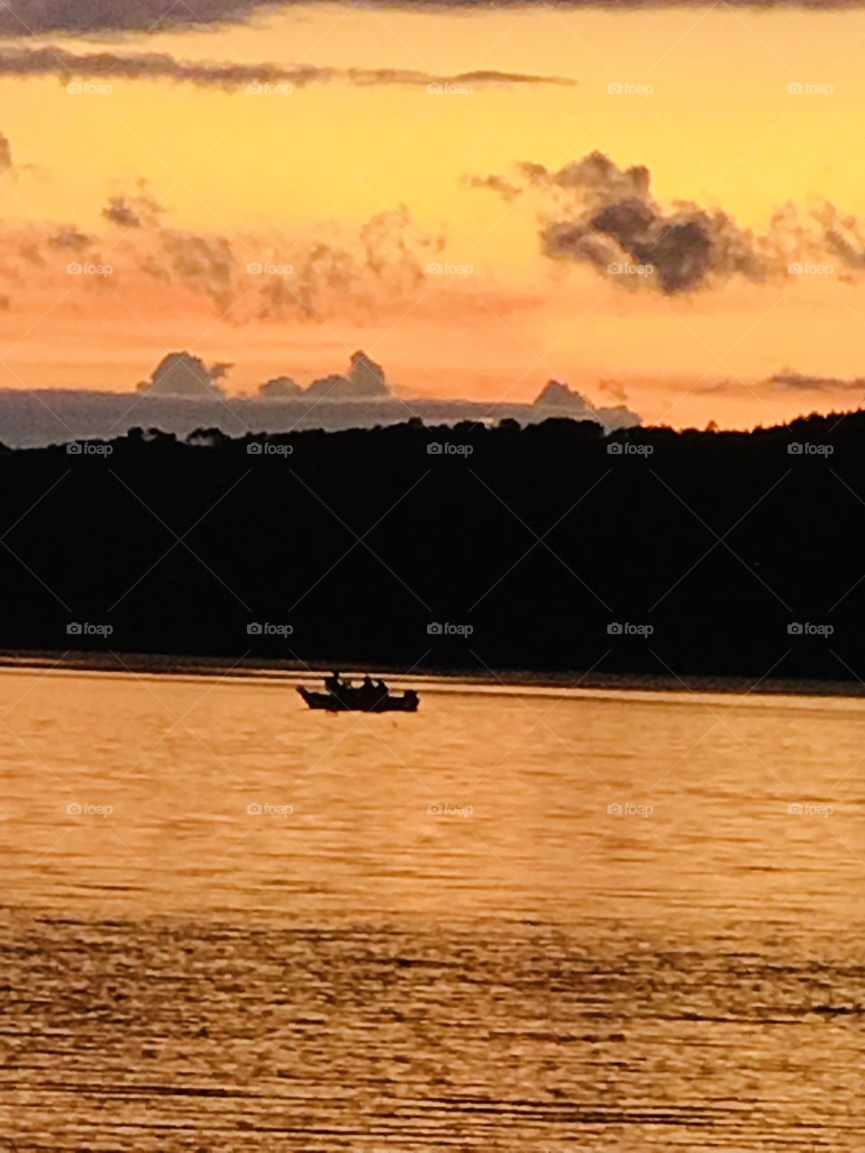 Pike Lake, sunset