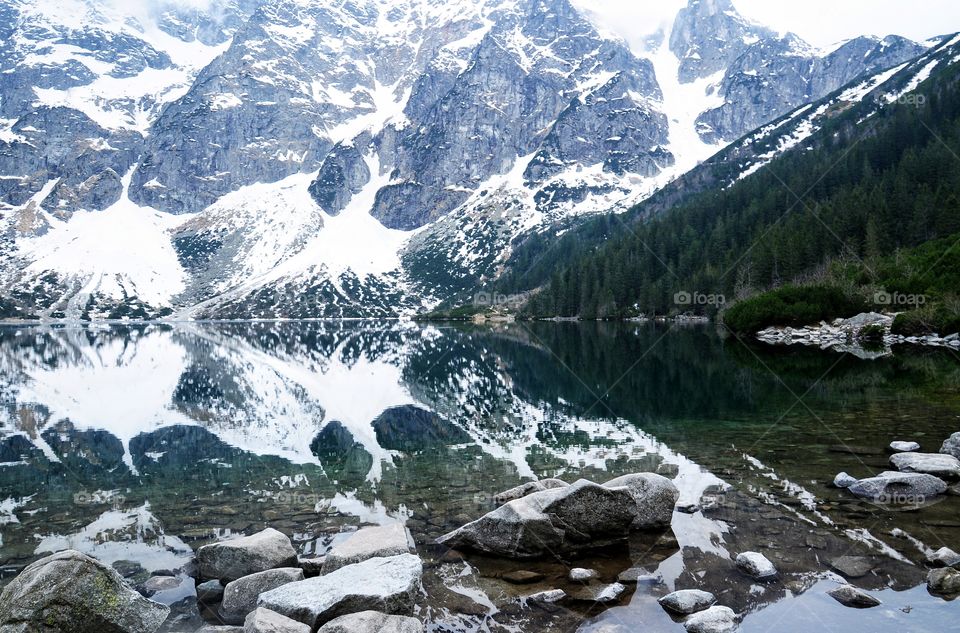 traveling to Morskie Oko lake in Polish Tatry