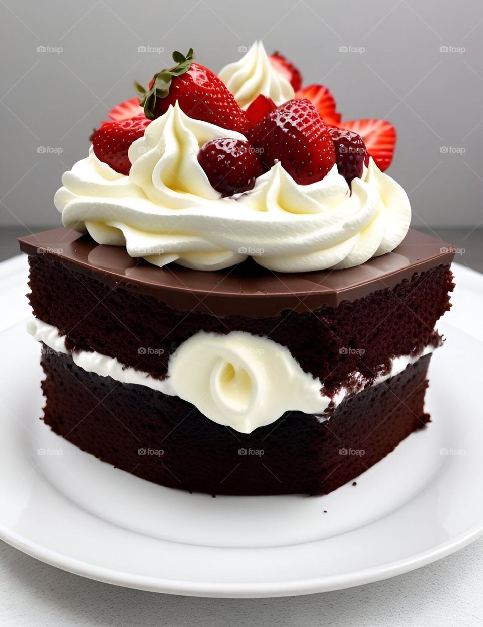 Pastel de Chocofresa