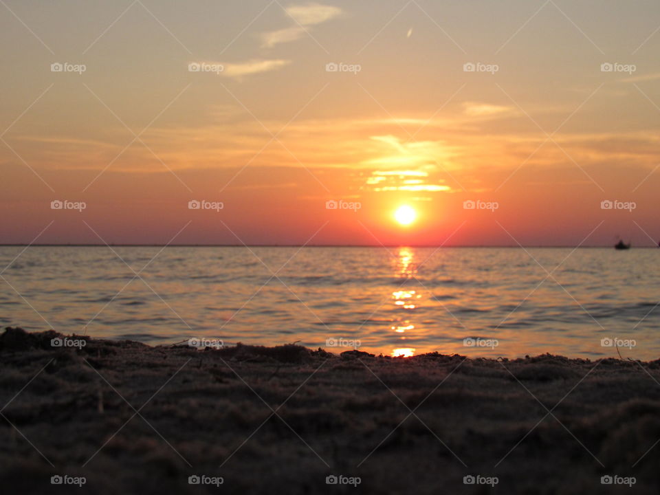 Sunset on Lake Michigan 