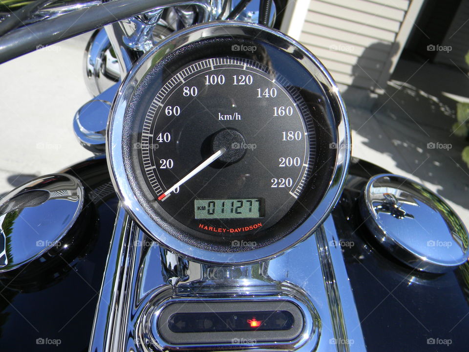 Harley Davidson motor cycle!  