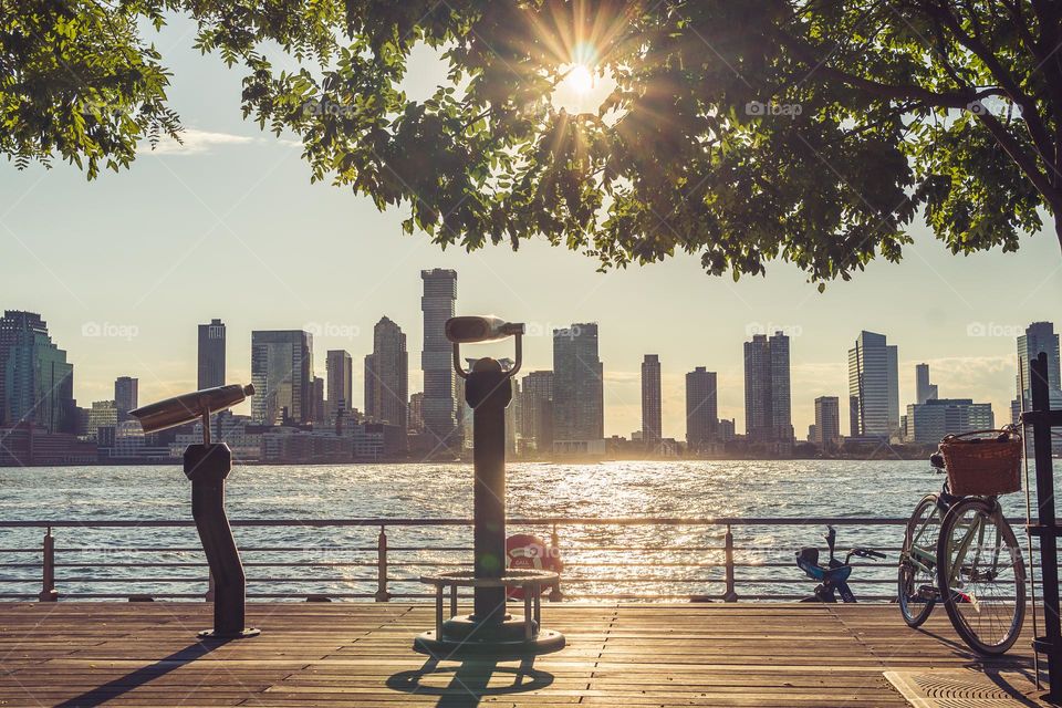 westside Manhattan, Hudson river