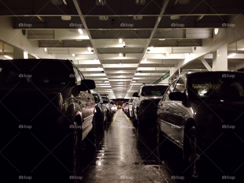 Night scene, Car Ferry, PNW